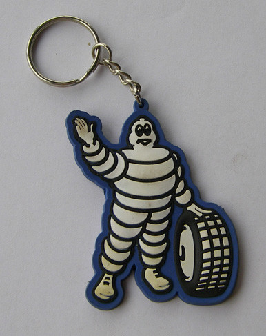 Custom Design Cartoon Character Keychains , Funny Soft PVC Keychain
