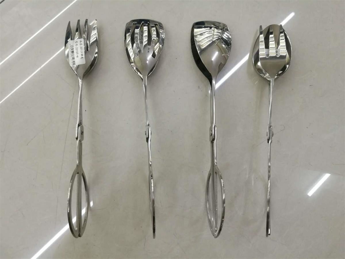 10'' Scissor Salad Tong 18-8 Stainless Steel, L=250MM, Commercial Buffet Supplies
