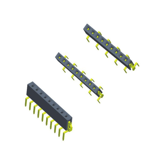 2.54 Mm Female Bottom Entry Connector