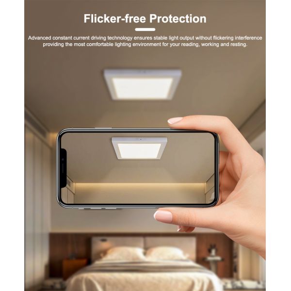 Light output demonstration showing brightness