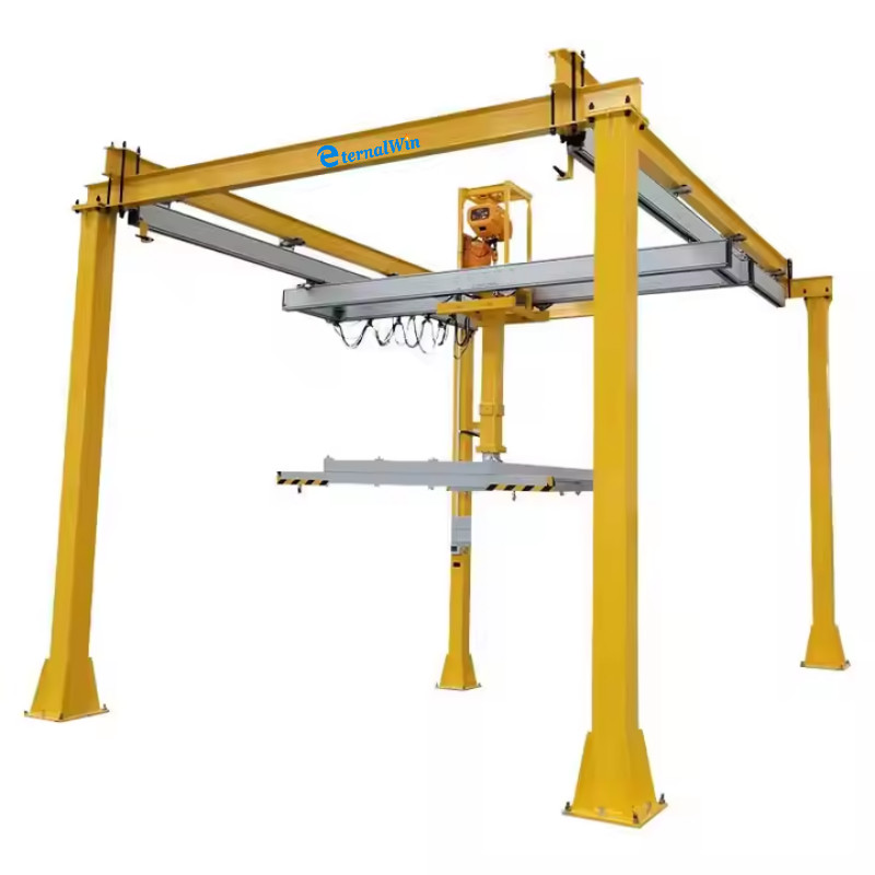 Customized Lift Height KBK Bridge Monorail Crane For Safe And Precise Material Handling