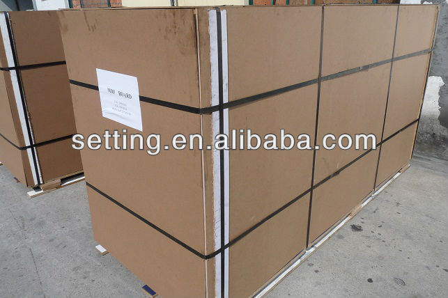 Double side Metal uv mdf board 1220*2440*18mm for industrial style furniture