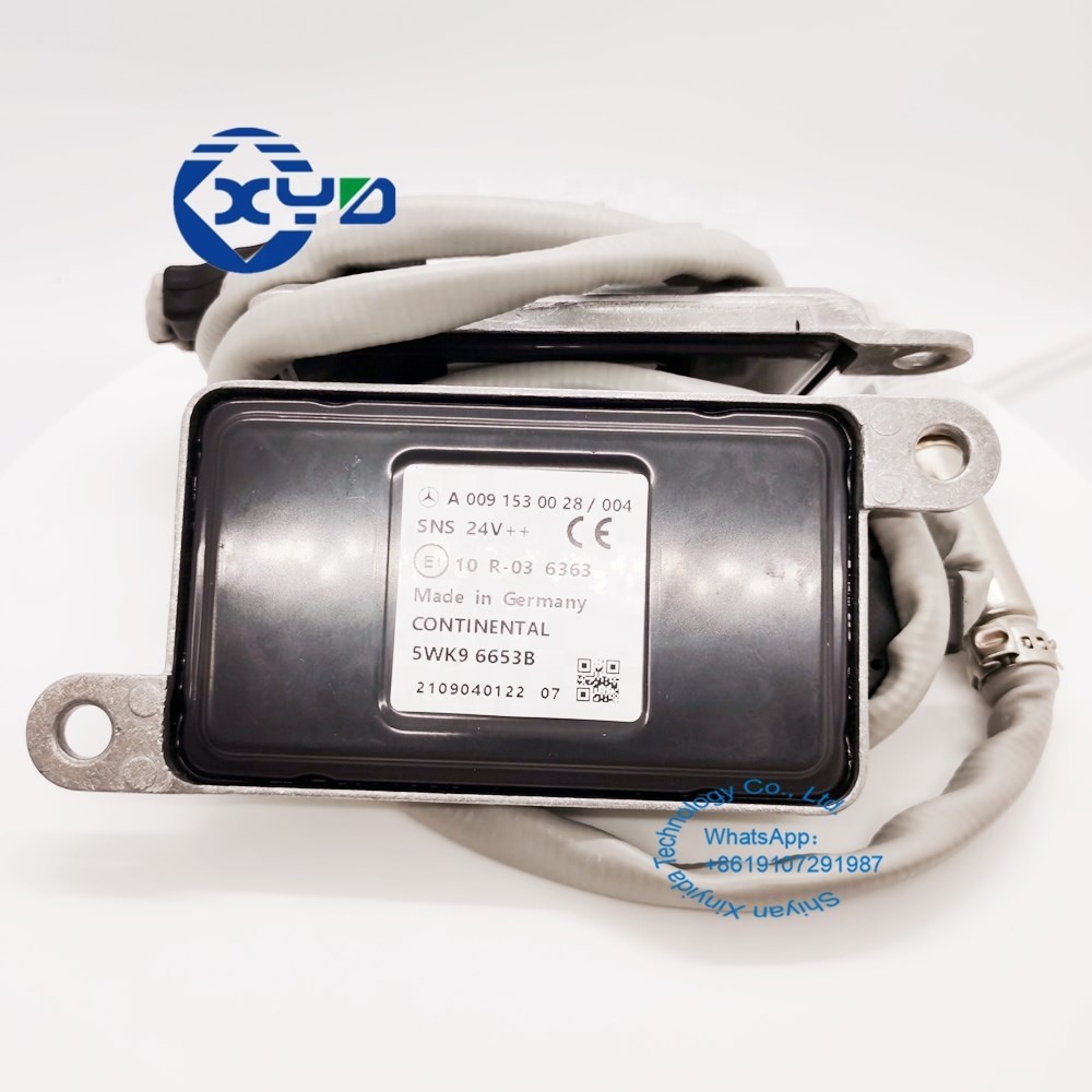 24V Square Four Needles Nitrogen Oxide Sensor 5WK9 6653B A0091530028 For BENZ