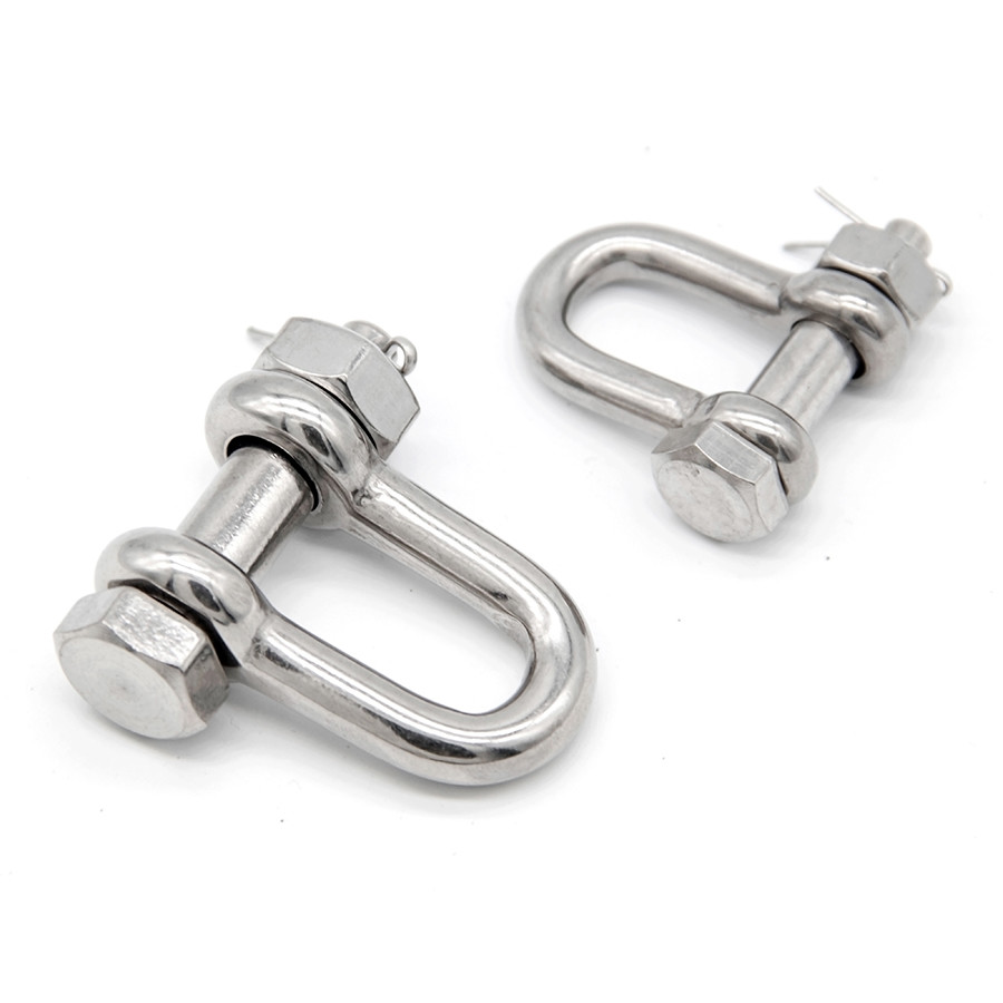 Grade 304 316 Stainless Steel Shackle With Safety Bolt Pin