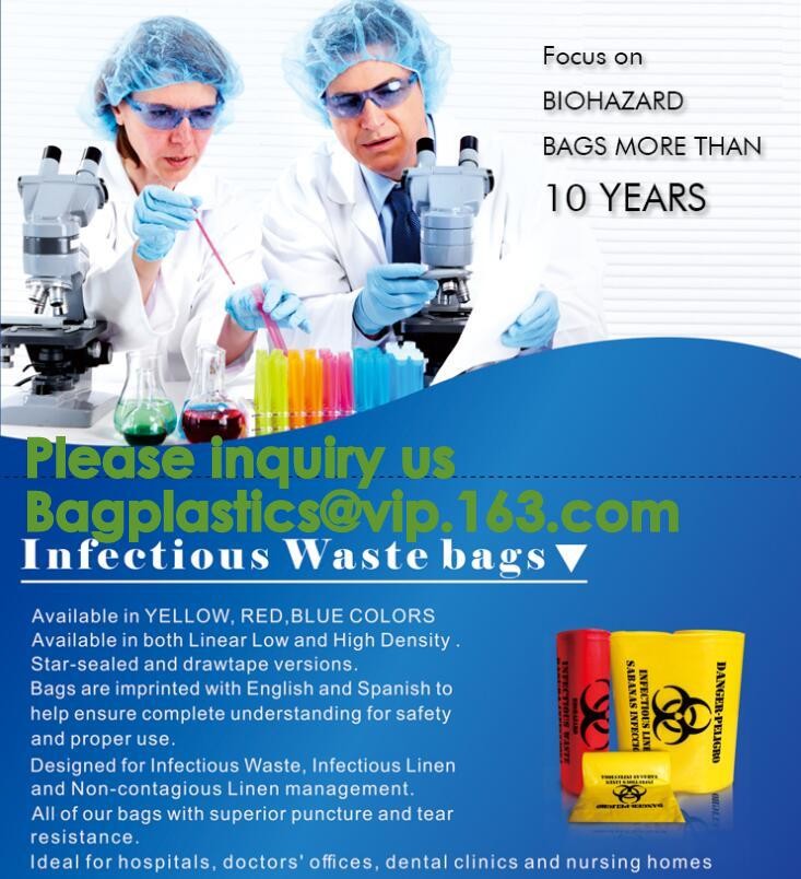 Bio Hazard Tote Bags,Stick-on Red Bio Hazard Waste Bags 6" x 6" 200/Bx,Shop Bio Hazard Shoulder bags online bagease pack