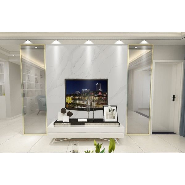 Customize Color Aritifical Quartz Stone 18mm Thickness 6.5Mohs Hardness