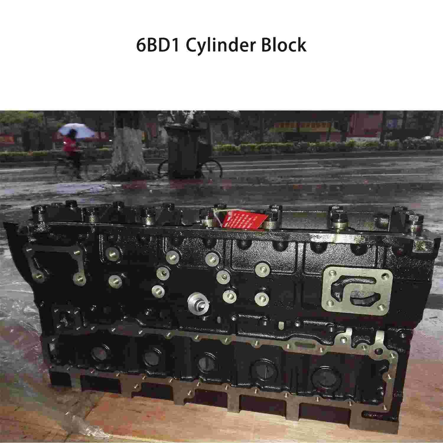 5.8L Displacement Isuzu 6BD1 Engine Cylinder Block 111210-4437 Replacement Parts