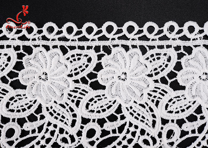 2.2cm Cute Water Soluble Flower Lace Trim For Children Garment  