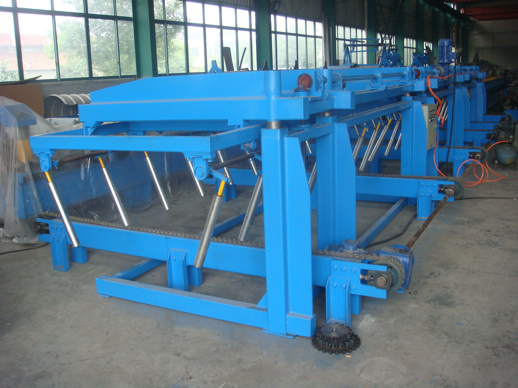 Motor Controled Automatic Stacker Machine Deliver , Stack Automatically System