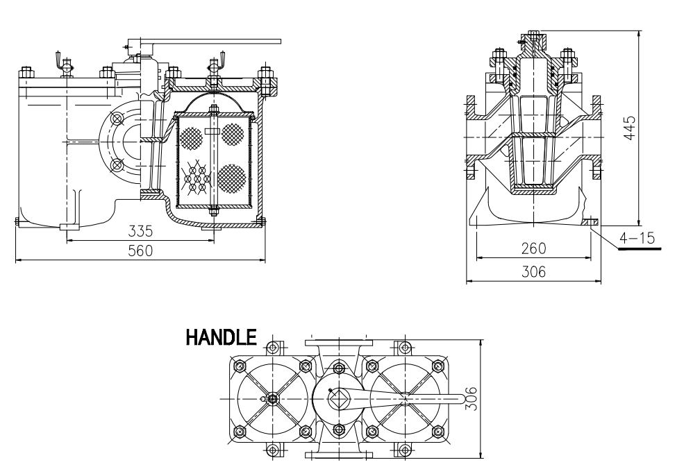 OIL PURIFIER OUTLET DOUBLE OIL FILTER, DOUBLE COARSE OIL FILTER MODEL: A40-0.75/0.26 CB / T425-94