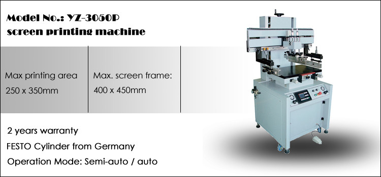 semi-automatic spot uv screen printing machine with vacuum table