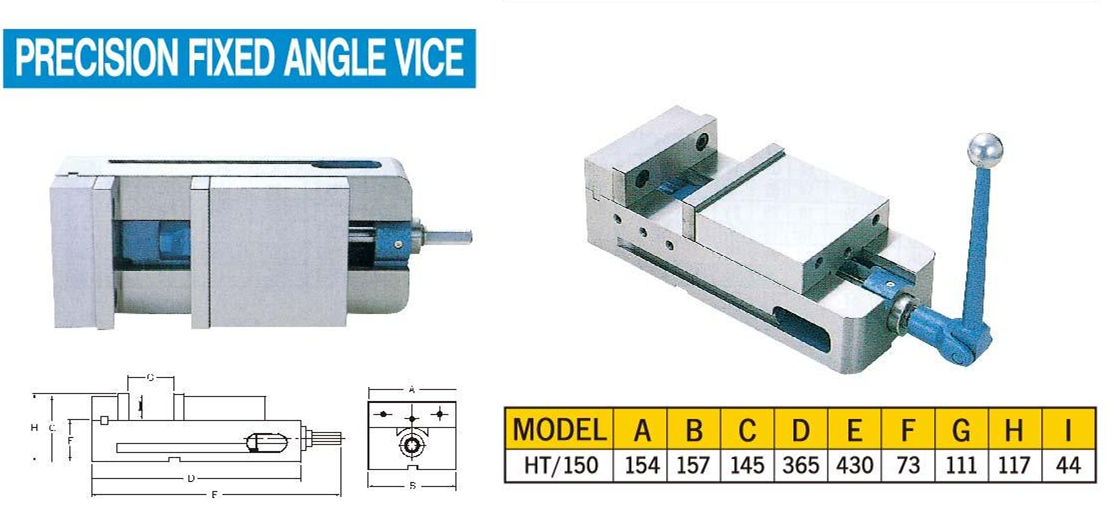 HT PRECISION FIXED ANGLE LOVK VISE
