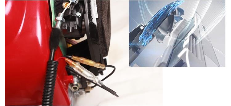 Electric Start 35.8cc Gasoline 4 Stroke Petrol Brush Cutter Machine In Glass Trimmer