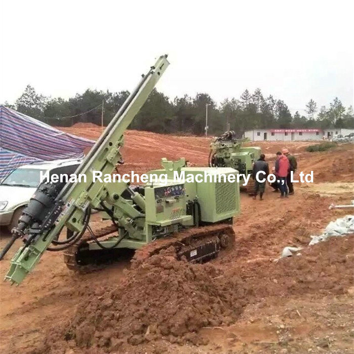 84kw Solar Powered Pile Driver Equipment 20 - 100m Bore Depth 90 - 300mm Bore Dia