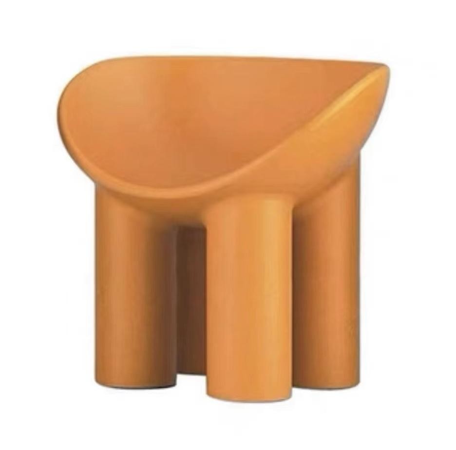 Art Elephant Legs Hotel Coffee Table Fiberglass Simple Round Dining Table Chairs Set