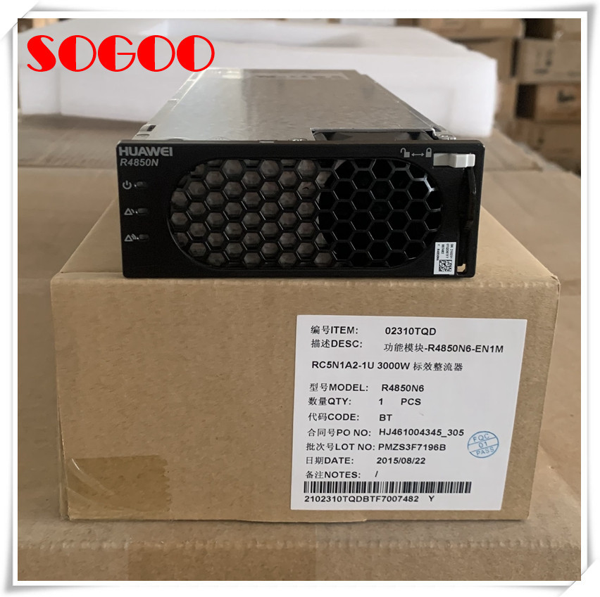 Huawei R4850N6 1U 3000W 53.5V 56.1A Normal Efficiency Rectifier Module