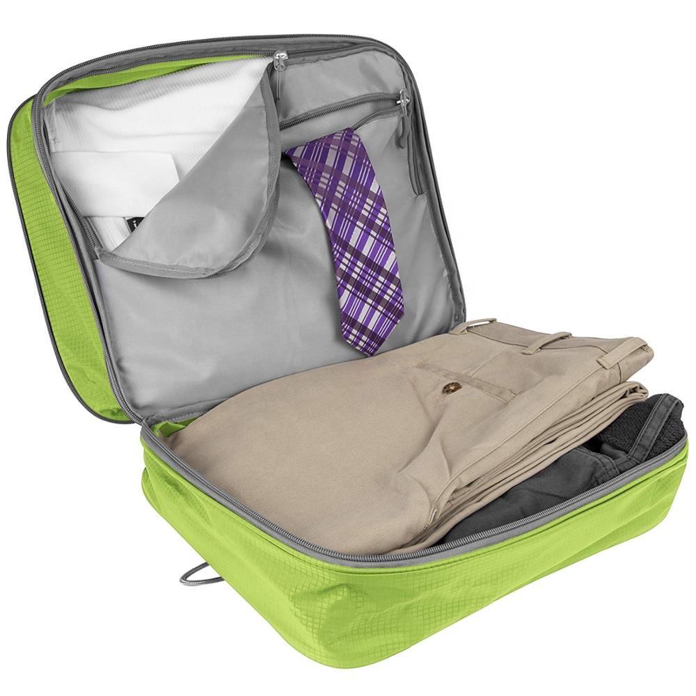 Ripstop Packing Shoe Storage Bag Machine Washable Smooth Zipper Foldable