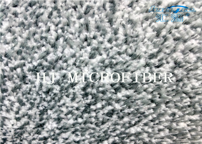 480 Gsm Mixed Knitted Microfiber Coral Fleece Fabric With Nylon Hard Wire