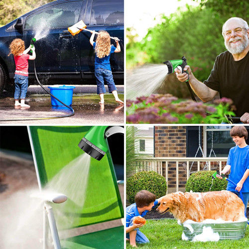 10 Patterns Hose Spray Nozzle For Garden Watering And Car Washing