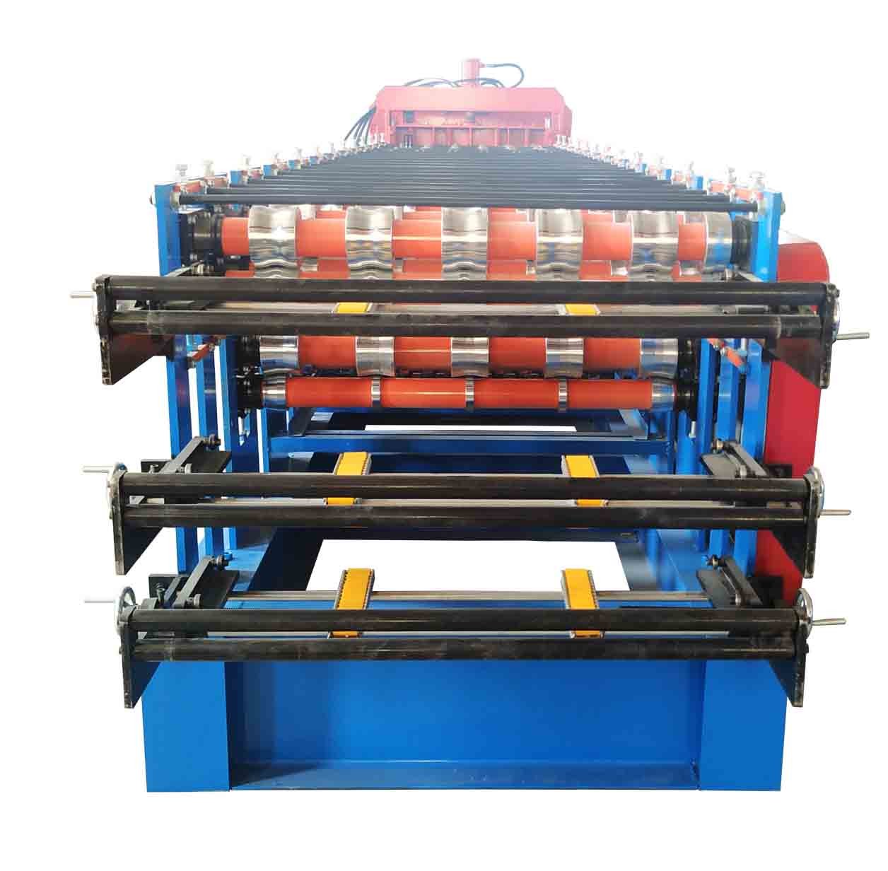 IBR Trapezoidal Corrugated Tile Roof Model Three Layer Roll Forming Machine for South Africa