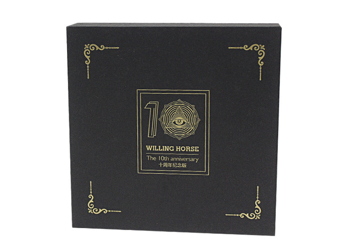 Luxprinters Customizable Gift Box With Gold Hot Stamping Finishing