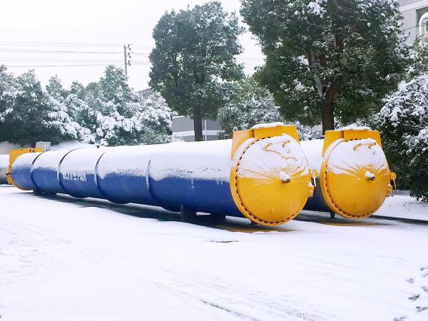 Pneumatic Industrial Autoclaves High Pressure For Wood / Brick / Rubber / Food ,