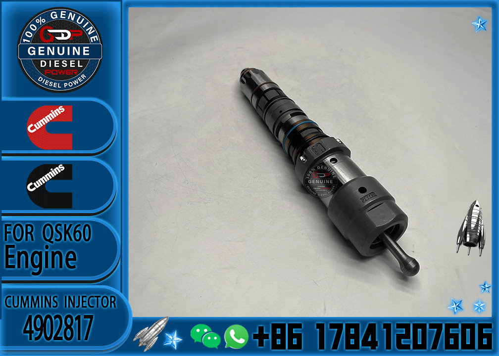 QSK60 Truck Engine Parts Common Rail Injector 4902817 4326784 4928345