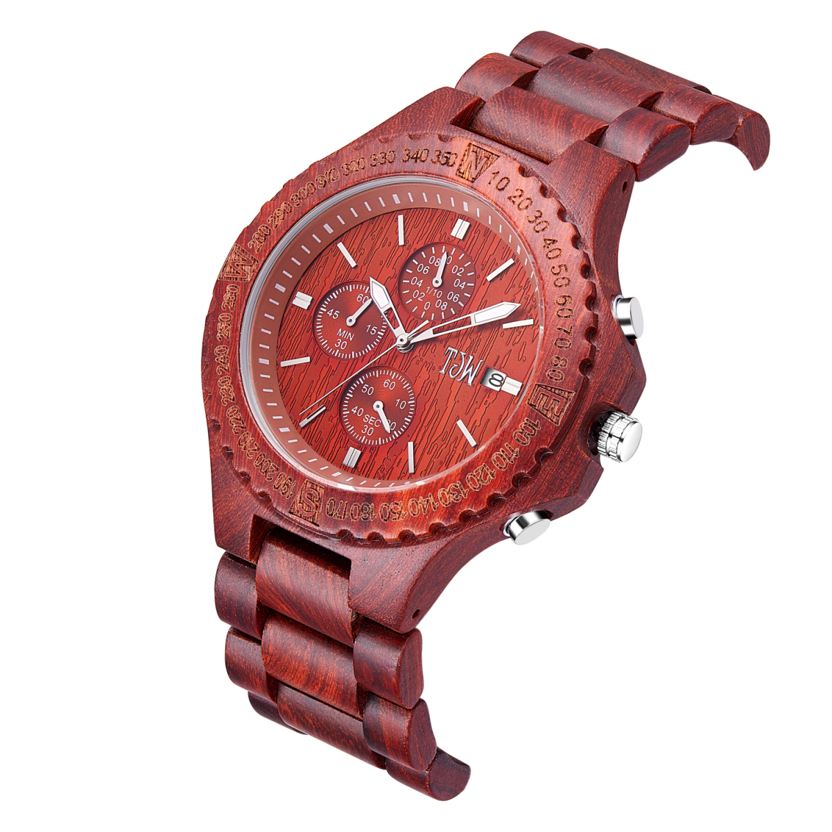 Simple Design Dial Wooden Wrist Watch With Easy And Convenient Deal