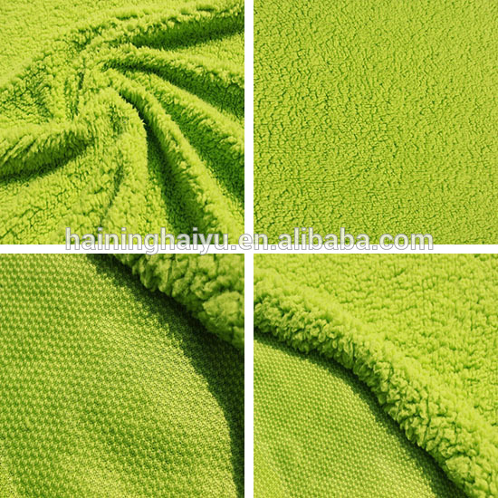 sherpa printed fabric 100% polyester fabric sherpa