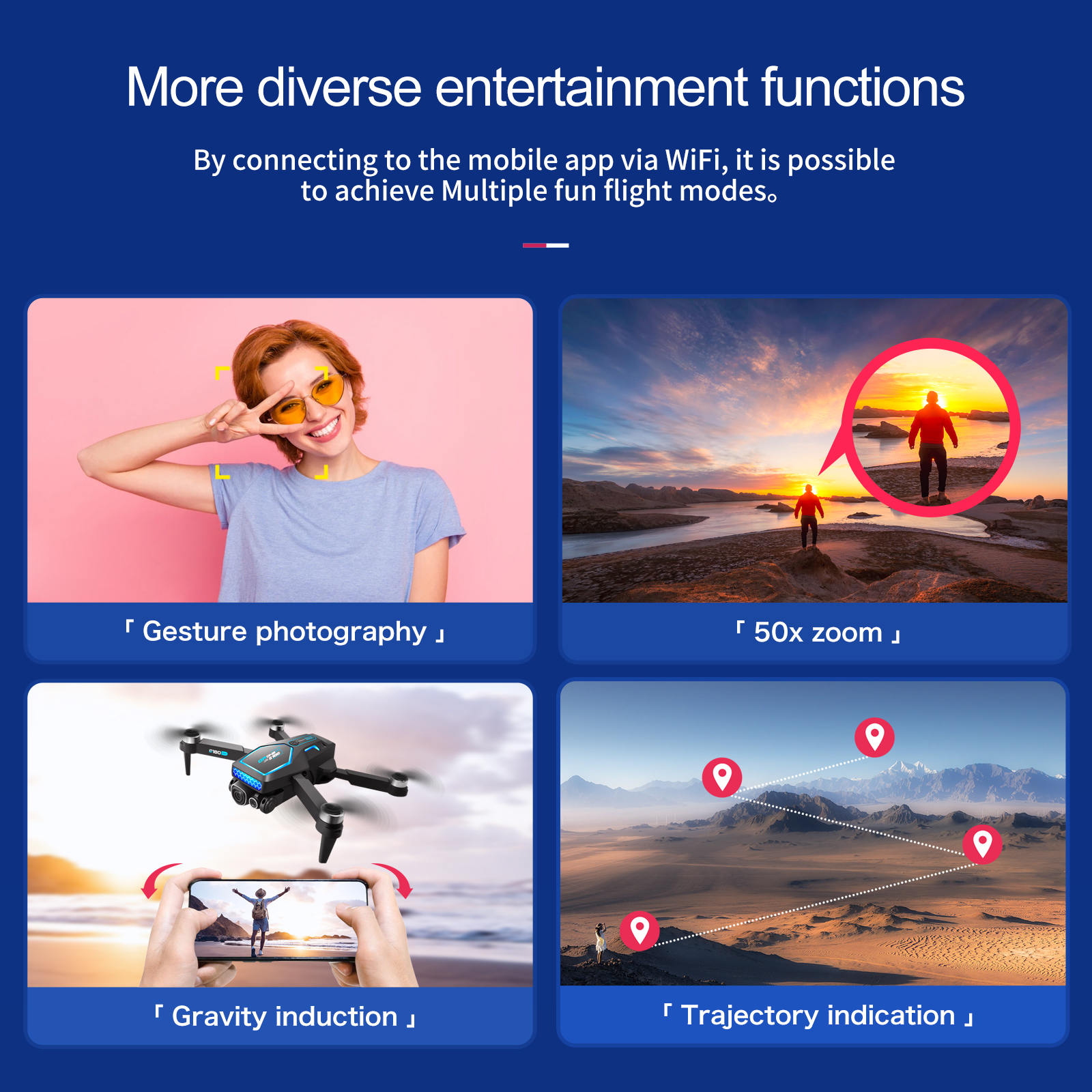 Foldable 4k Camera Drone Capture Stunning Aerial Views with Our Perfect Aerial Photography Equipment Control Distance 100M