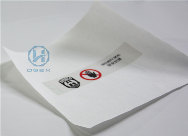 Custom Hologram Security Labels / Anti Tamper Labels With PET Material