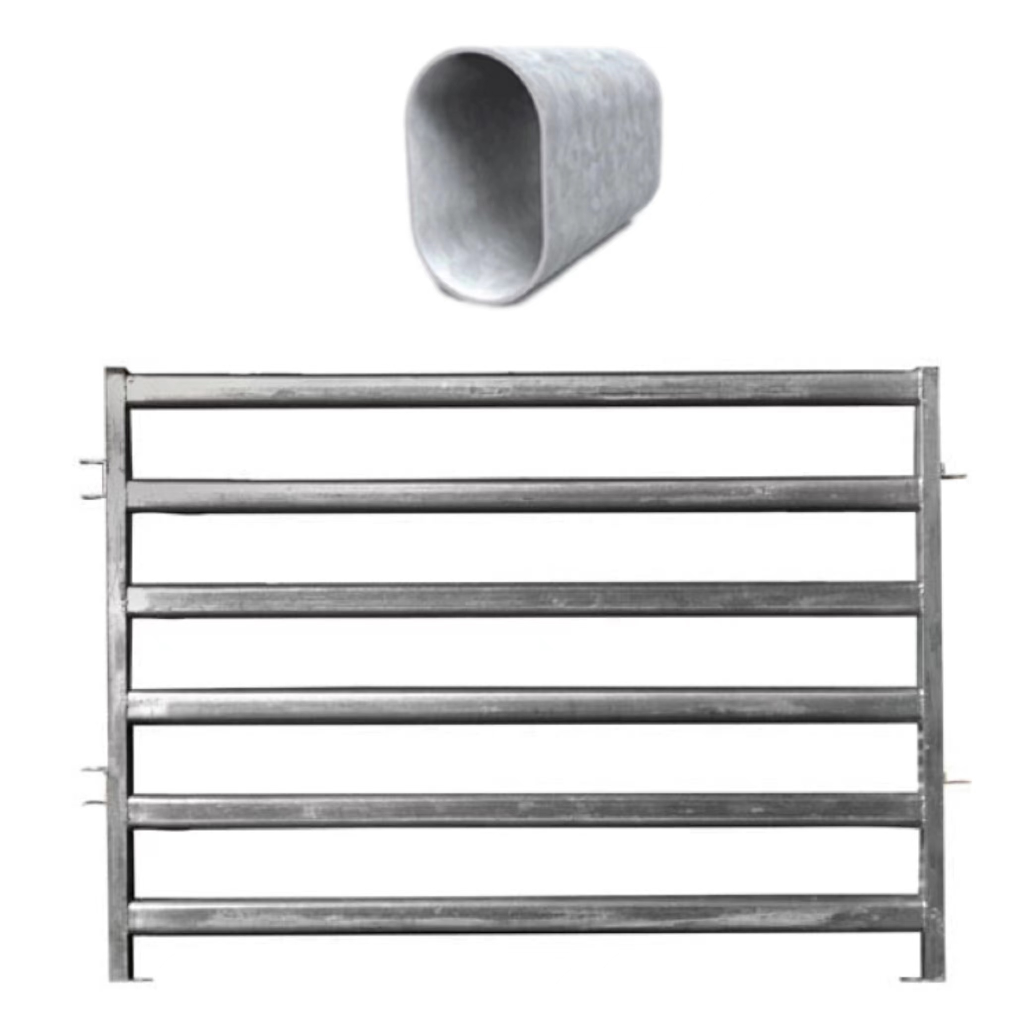 Customizable Q195 Galvanized Cattle Fence Panel With Gates