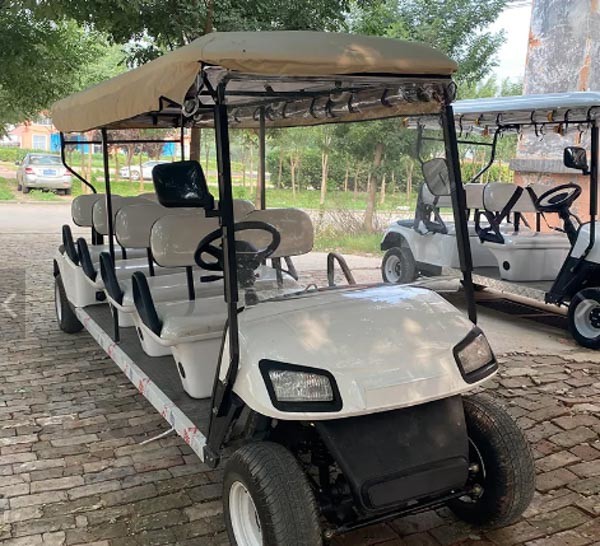 NEV Electric 10 Seater Golf Cart Kustom With Under Seat Storage