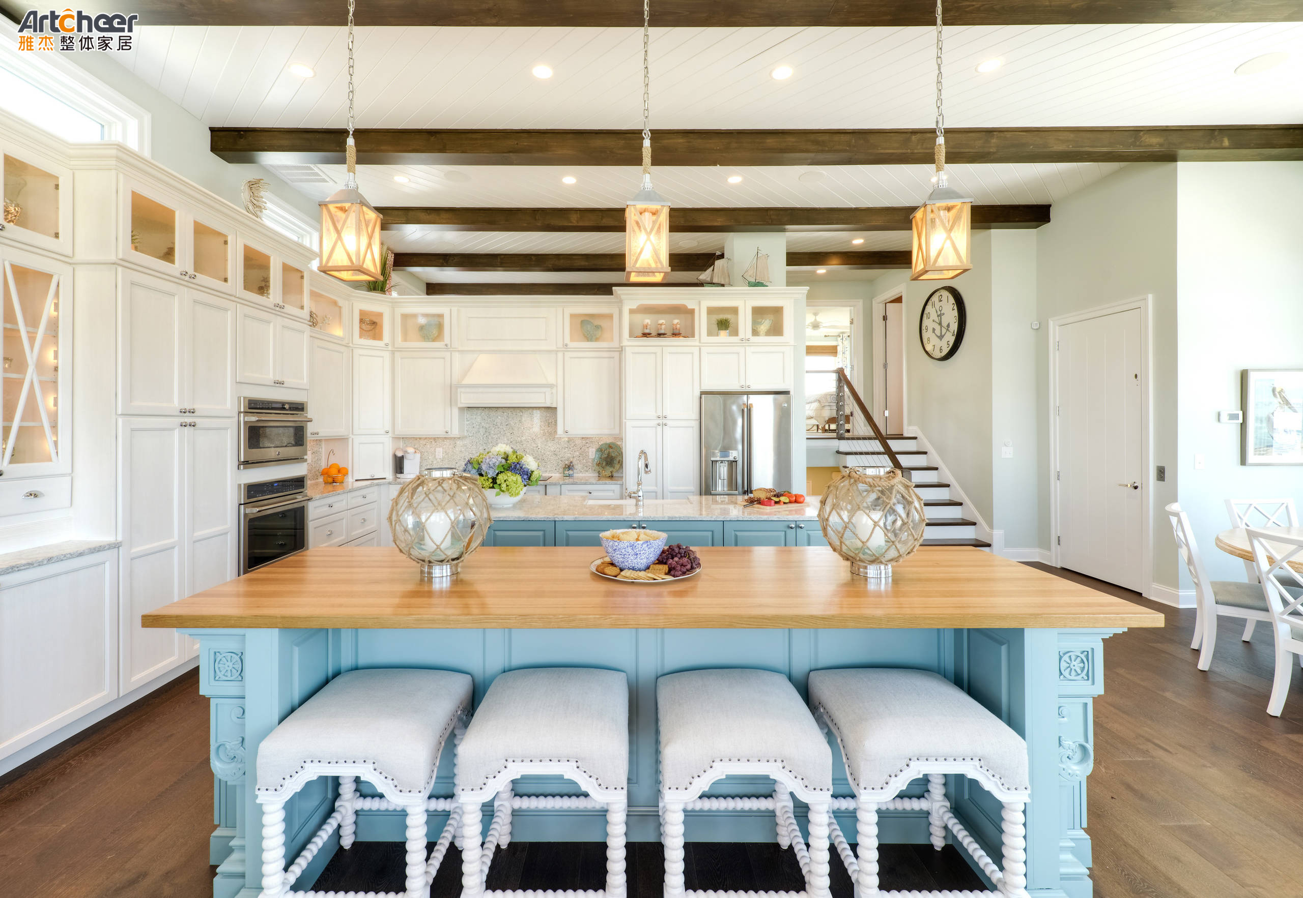 Imported Modular Solid Wood Kitchen Cabinets from Artcheer's Modern Stylish Collection