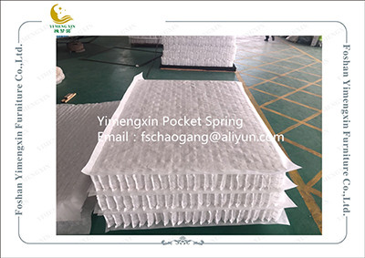 Queen Size Pocket Spring Unit With Non Woven Fabric Cover