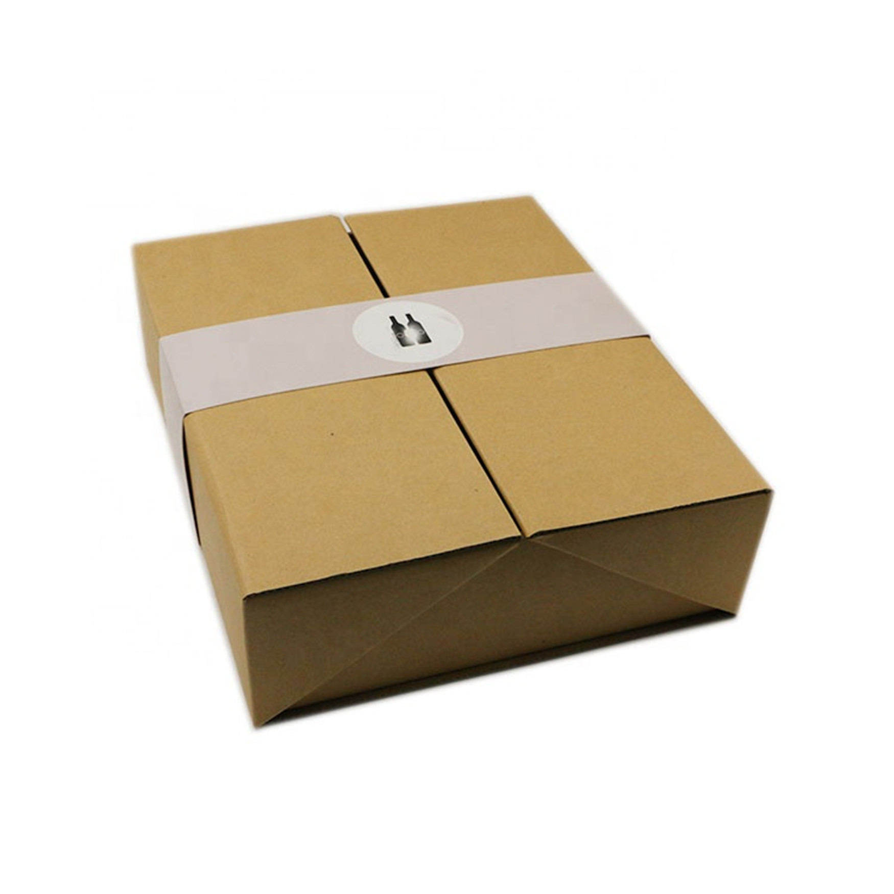 3 Bottle Wine Luxury Packaging Boxes With Sleeve Two Door Open Big Capacity
