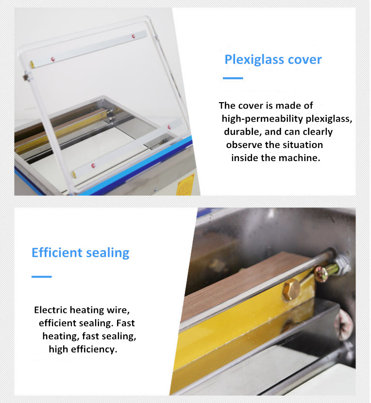 Desktop Single Chamber Industrial Pump Vacuum Sealer Automatic Vacuum Packaging Machine