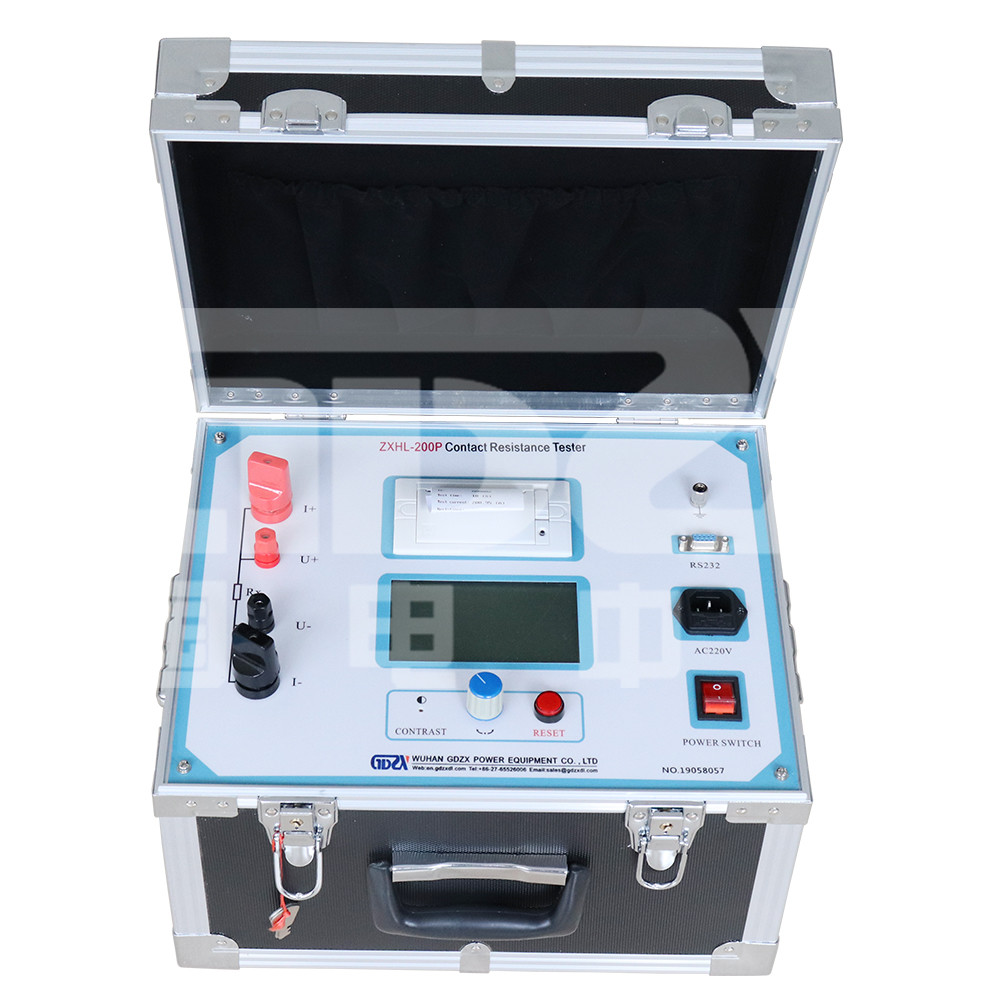 ZXHL-200P Loop And Contact Resistance Tester With Printer Test Current 100A 200A