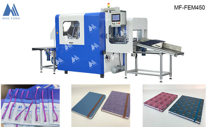 10mm Fully Auto Notebook Elastic Band Inserting Machine MF-FEM450