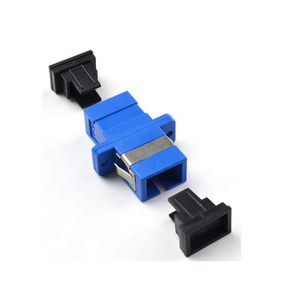 SC UPC Fiber Optic Cable Adapter Single Mode Type PC Material