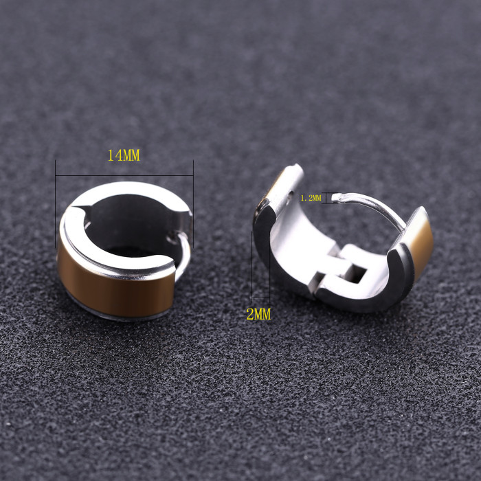 High Quality Wholesale gold Earrings Designs Stainless Steel Clip On Earrings
