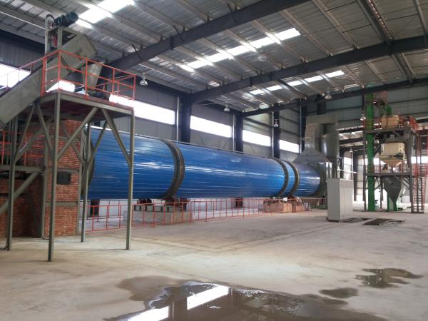 Highly Adaptable Sludge Rotary Drum Dryer Heat Exchange Area of 50-1000m2