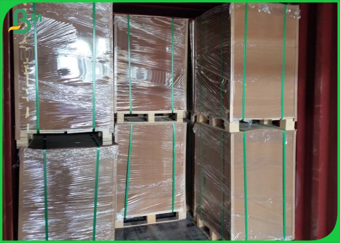 FSC Approved One Side White One Side Brown Kraft Paper For Snack Boxes Making