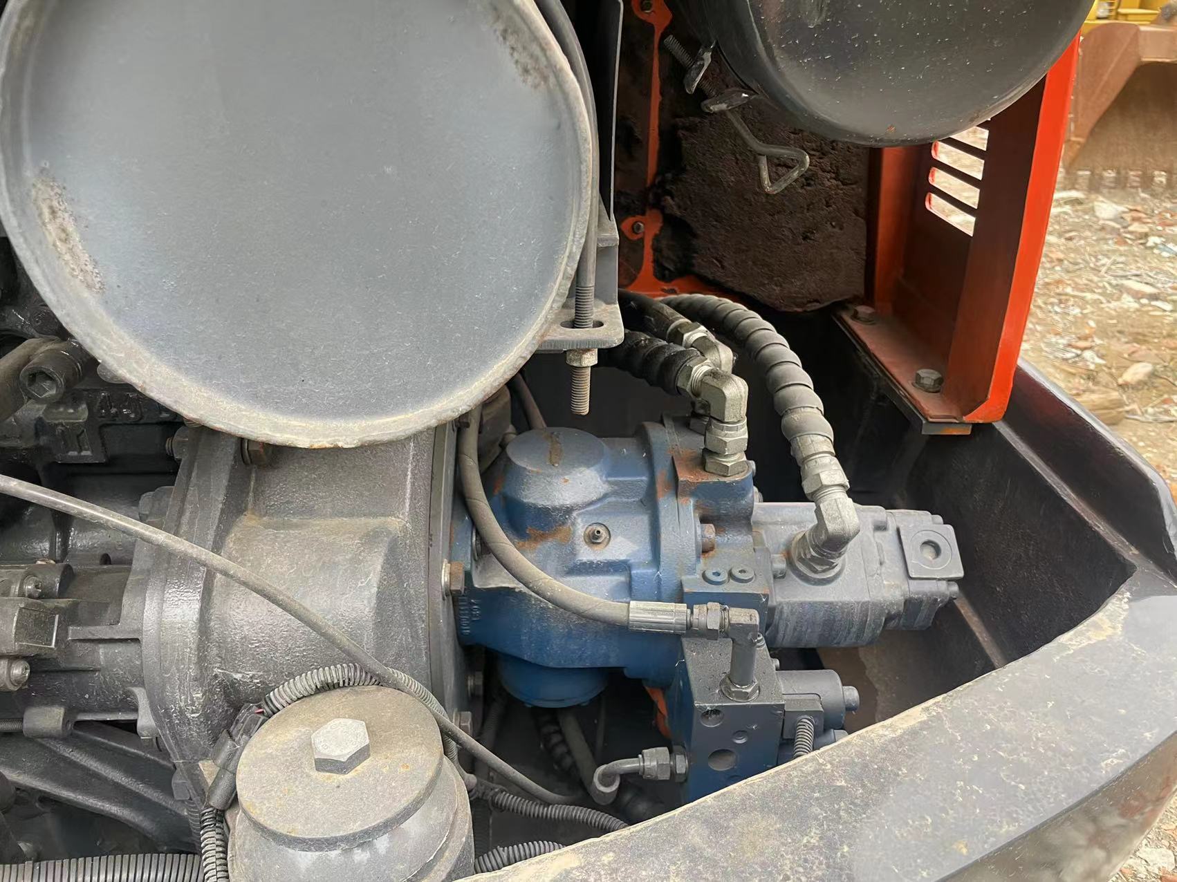 Mini crawler hydraulic excavator Doosan 55 small digger used machinery second hand compact excavator mini digger price