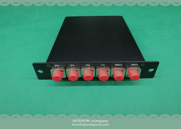 Fiber optic circulator module, 1310nm & 1550nm, LGX metal box packaged, FC adapter.
