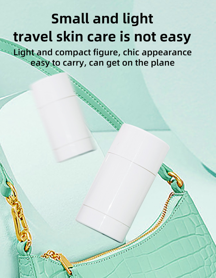 PP PCR Twist Up Deodorant Stick Suncreen Tube Container 30g 50g 75g 90g