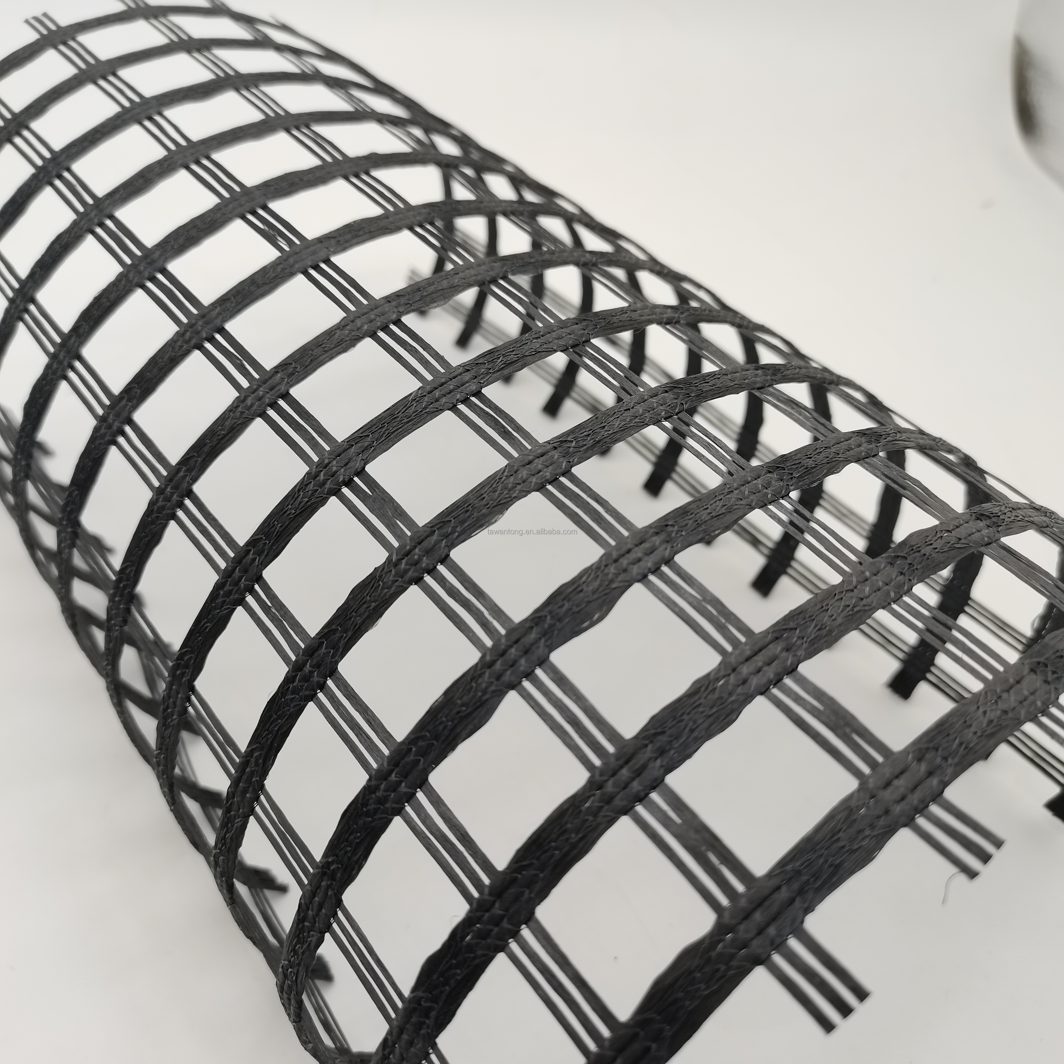 High Tensile Strength Geogrids 1m-6m Width for Asphalt Pavement Strengthening Project