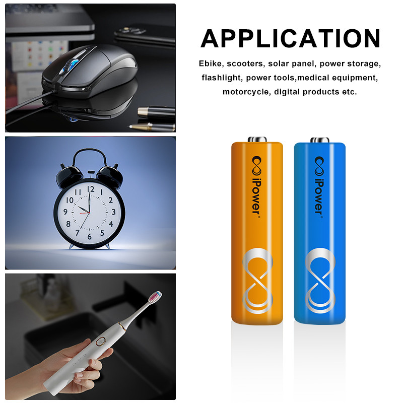 1800mAh Nickel Metal Hydride AA Batteries Low Self Discharge Environmental Friendly
