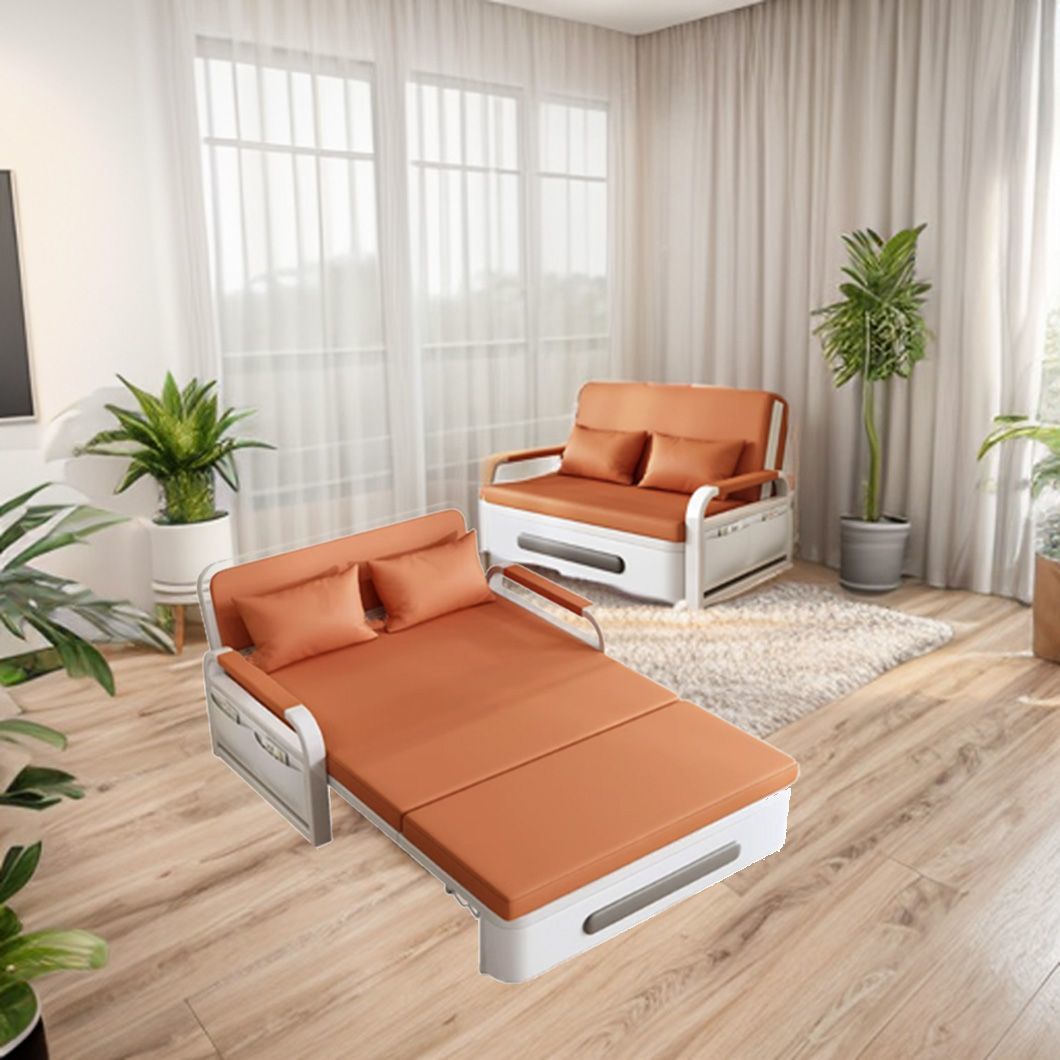New Design Grey Modern Style Furniture Murphy Bed with Sofa Folding Sofa Bed 2 Seater Fabric Sponge Living Room Sofa Beds