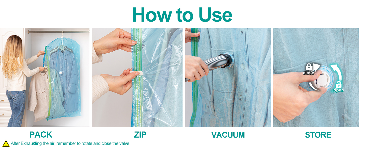 hanging vacuum storage bags